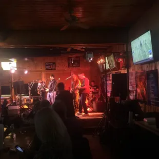 The Band Barely Able, playing at Win , Place, or Show.