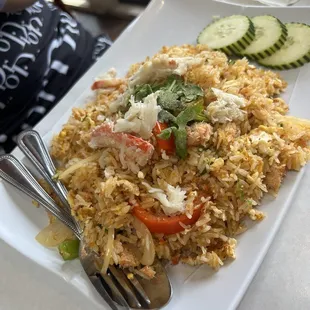 Crab Meat Thai Style Fried Rice