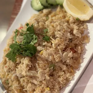 Very tasty crab fried rice!!