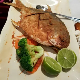 Fried Pompano Fish