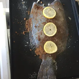 Fresh flounder headed for oven...can&apos;t wait!