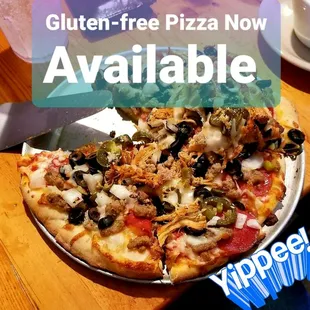 Gluten Free Crust!