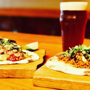 Food options for the brewery are posted weekly on Facebook, Twitter and Untappwd.