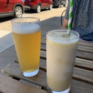 Frozen pain killer and an IPA