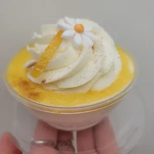 Seasonal orange vanilla panna cotta ... delish