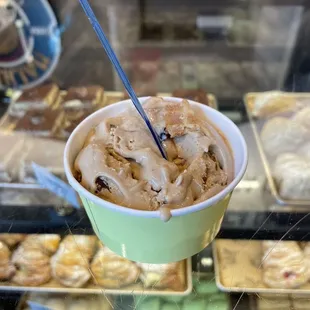 Salted Caramel gelato!