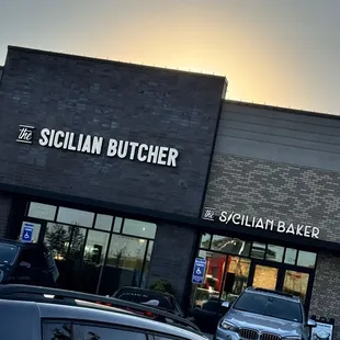 Outside of restaurant.
