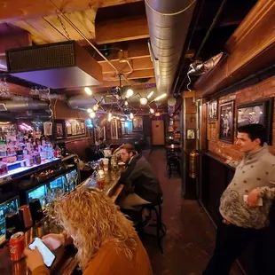 people sitting at the bar