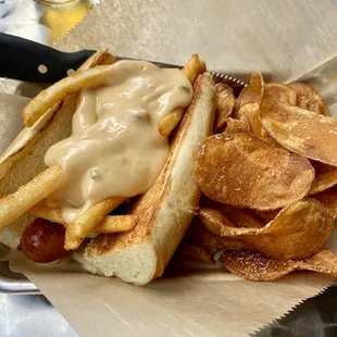The Big Dog with chips