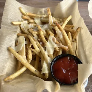 Parmesan truffle fries