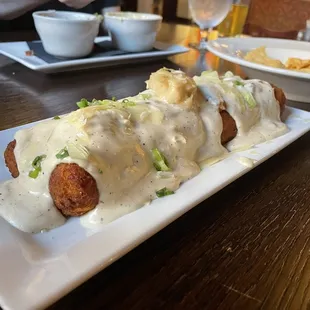 Garlic tater tots