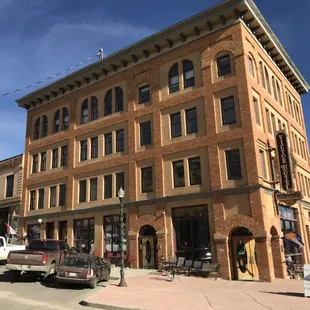 The Historic Victor Hotel, built in the 1899, which has the first elevator installed west of the Mississippi .