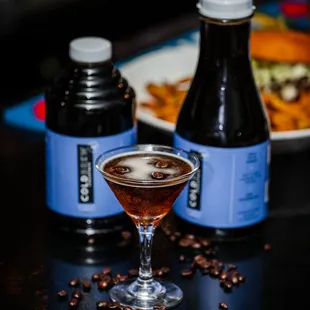 Mixing a Bean2Bean Cold Brew Martini at Sidecar Bar &amp; Grille