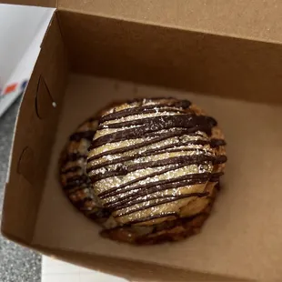 Croissant chocolate chip cookie