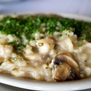 Mushroom risotto (side)