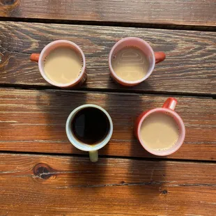 Kentucky and Irish coffees