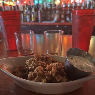 Guess who's back. Back again. Silver Dollar is back, tell a friend. -- fried oysters, new menu!