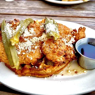 Chicken and Waffles Melt