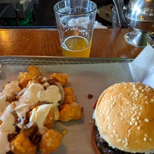 Tot Thursday! I dare you to find a better burger, no ketchup needed.