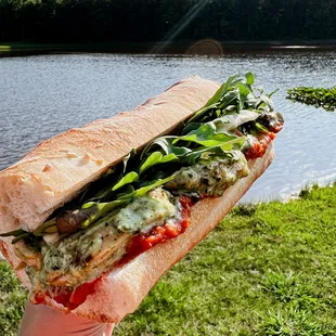 Our Signature Green Goddess Chicken Sandwich