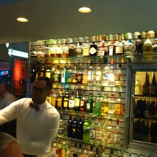 a man behind the bar