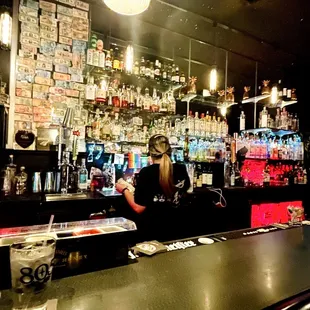 Dark &amp; Moody. Generous selection of libations