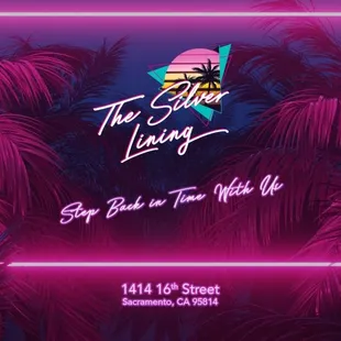 Business logo and address