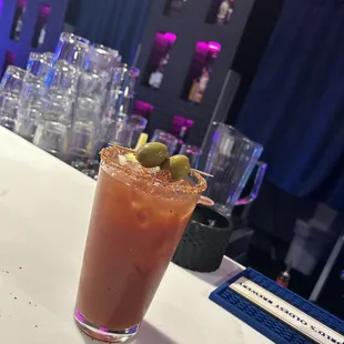 I stumbled across this bar and OMG the ambiance is perfect ! And the drink tasted fresh so good I got a Bloody Mary with tajin