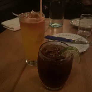 Rum and cockatil