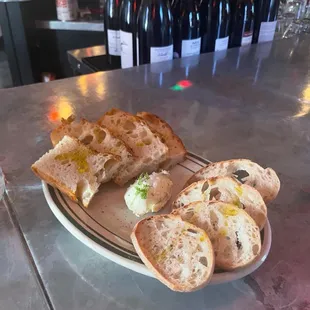 Bread and herb butter
