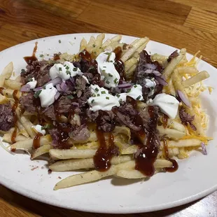 Loaded BBQ Pulled Pork Fries