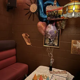 Great spot for a small birthday get-together!