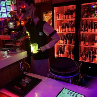 This guy will be happy to pour you a dead man&apos;s drink this October.