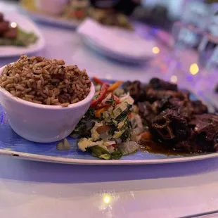 Slow Braised Oxtail and Butter Beans