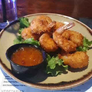 Coconut Shrimp with Roasted Pineapple Sauce