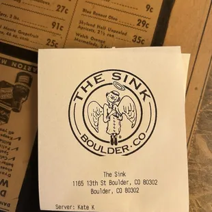 Logo on receipt