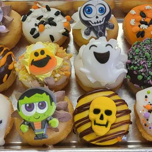 We have the cutest Halloween Mini Donuts!
