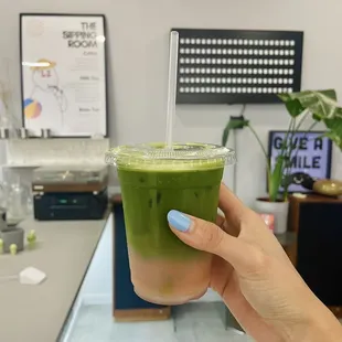 matcha guava drink