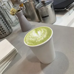 Hot Matcha Latte
