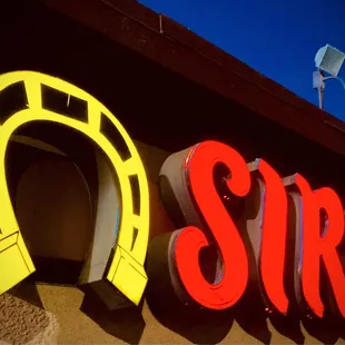 the neon sign