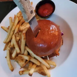 Korean Pulled Pork Burger