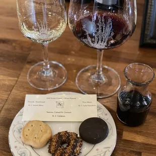 Girl Scout Cookie and Wine pairing