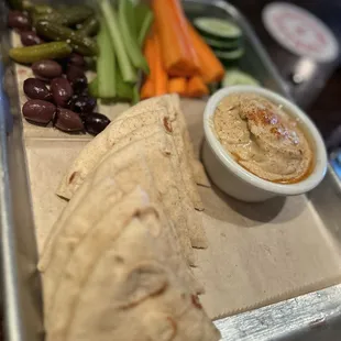 Hummus was yummy!!