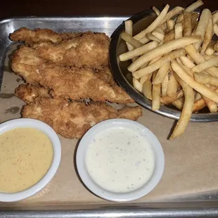 Chicken tender basket