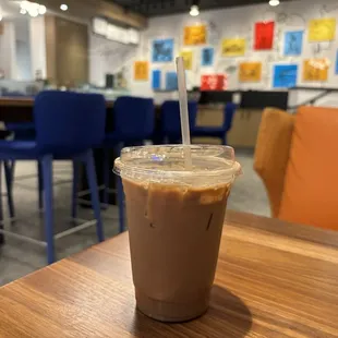 Iced Mint Mocha Latte (without whipped cream)