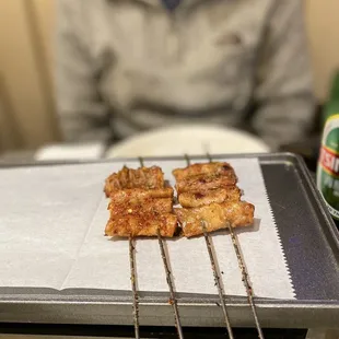 Waited one hour for our first skewer to come out -__-