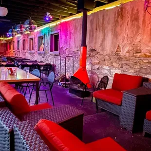 Lounge area in new addition