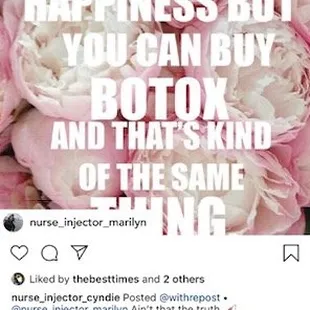 BOTOX!!! $ 7.99/ unit through the end of March!