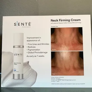 We feel that this is the best neck/décolletage cream on the market.  Advanced treatment engineered with a patented HSA technology.