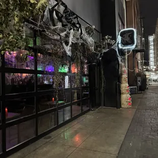 Halloween decor outside